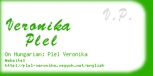 veronika plel business card